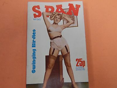 Span Glamour Pin-Up Girls Digest Cryatal Farmer #245 1975 051816lm-ep