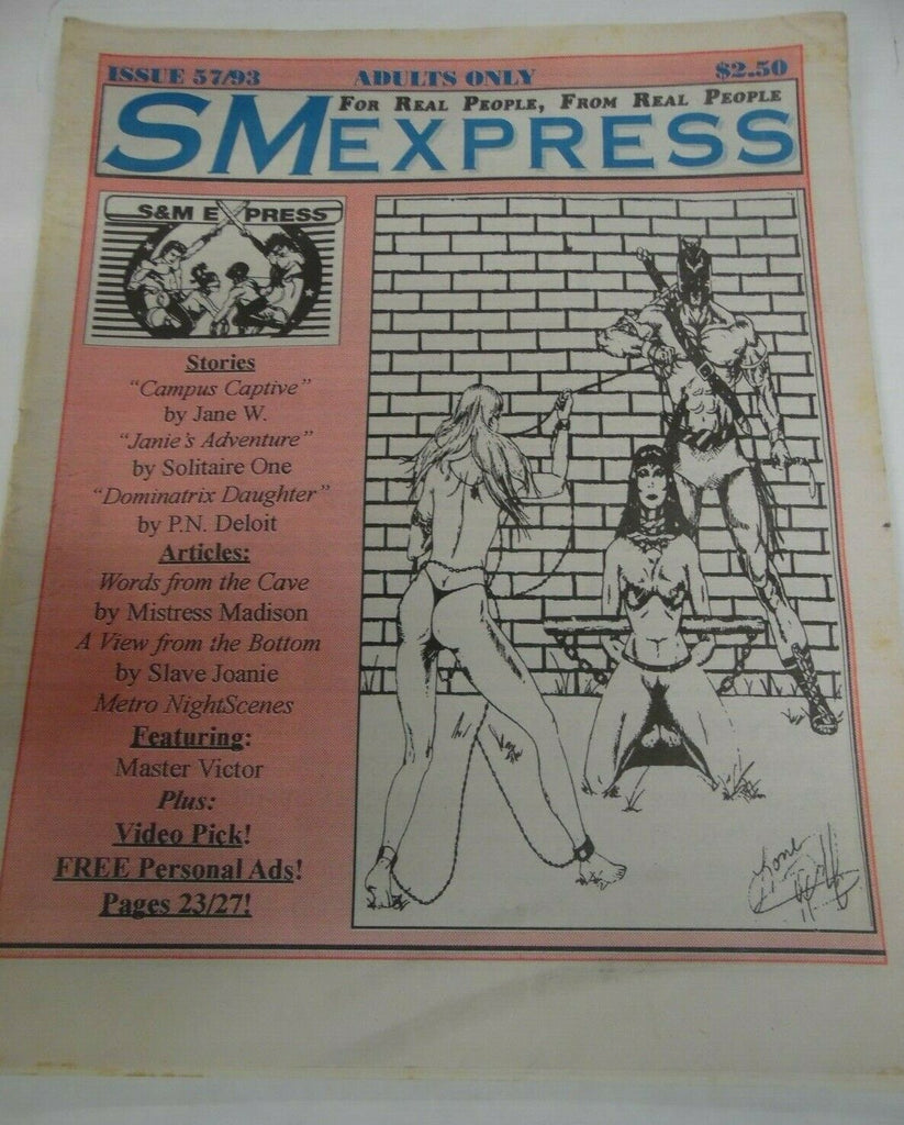 SM Express Fetish Newspaper Master Victor #57 1993 120719lm-ep