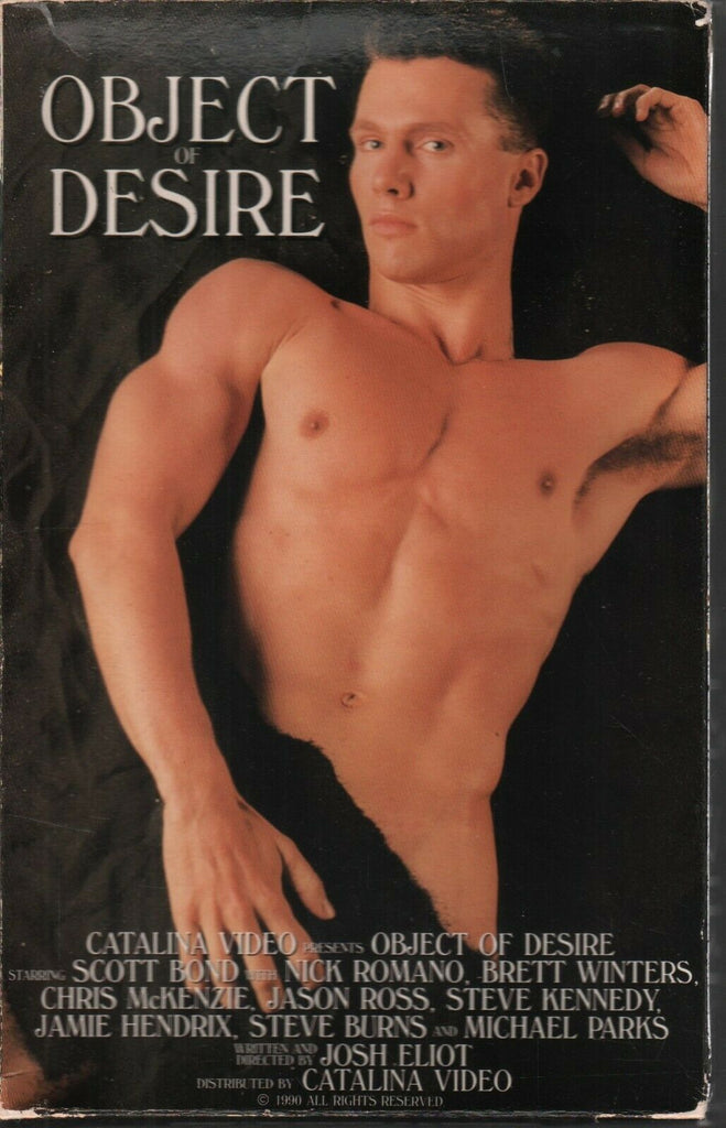 Object of Desire Scott Bond Nick Romano Brett WinterGay Male Adult VHS 103019AMP