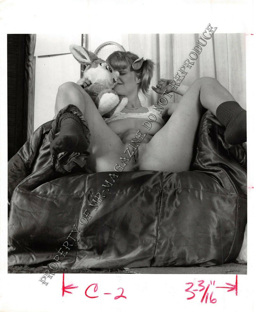 Adult Vintage 1990s Photo 8x10 Sexy Brunette Bent Over Pussy & Ass Out 241FN