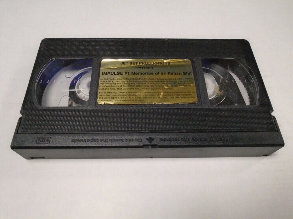 Impulse #1 Memories of an Italian Slut Jet Set Prod 1995 Adult VHS 051419AMP