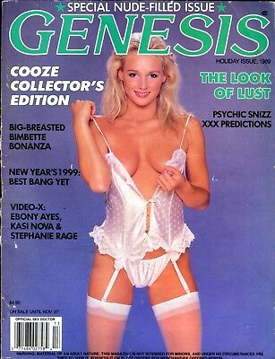 Genesis Magazine Ebony Ayes/ Stephanie Rage Holiday 1989 121617lm-ep