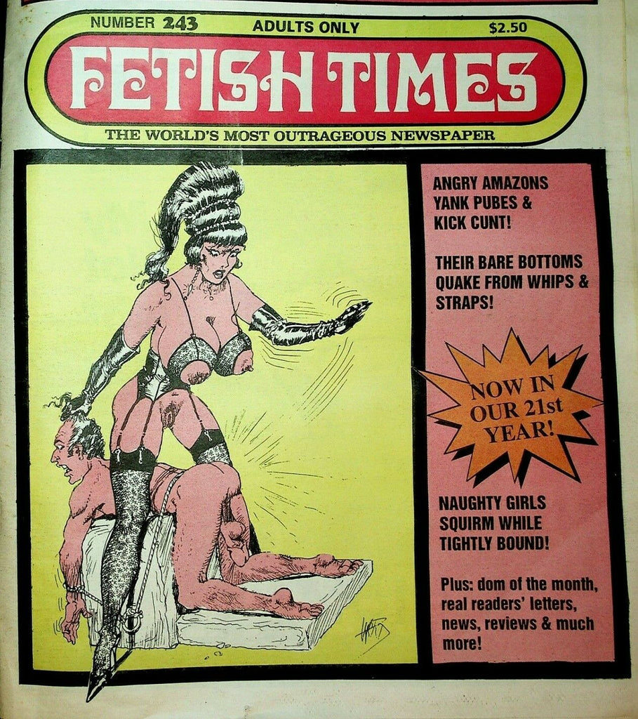 Fetish Times Newspaper Naughty Girls Squirm #243 1993 022720lm-ep