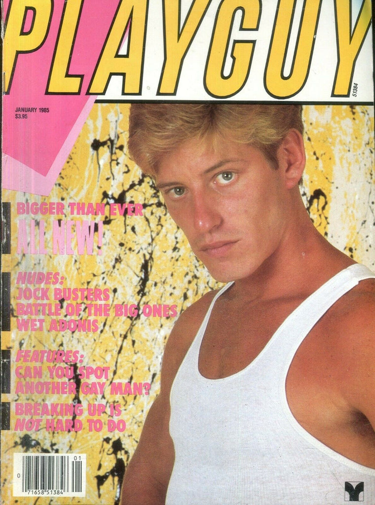 Playguy Gay Magazine Battle Of The Big Ones January 1985 032719lm-ep