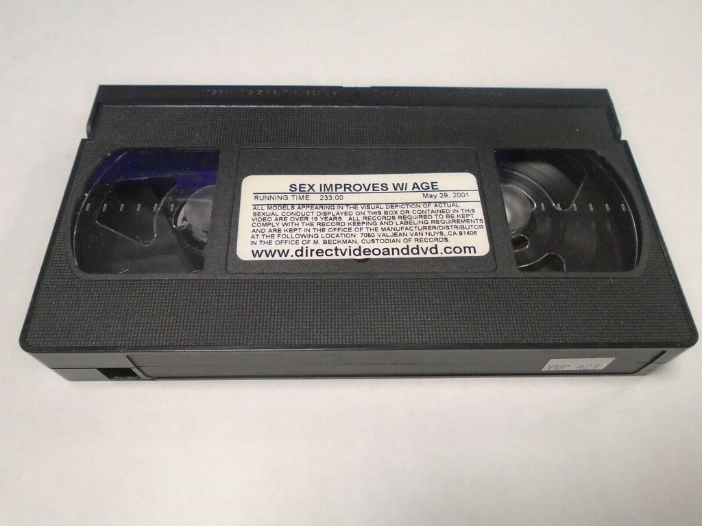Sex Improves with Age 2001 233mins Direct Video Adult VHS 072419AMP