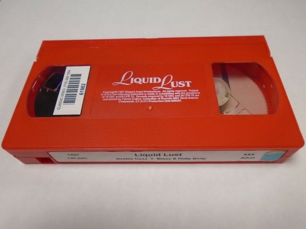 Liquid Lust Sindee Coxx Holly Body Jay Ashley 1997 130mins Adult VHS 021819AMP