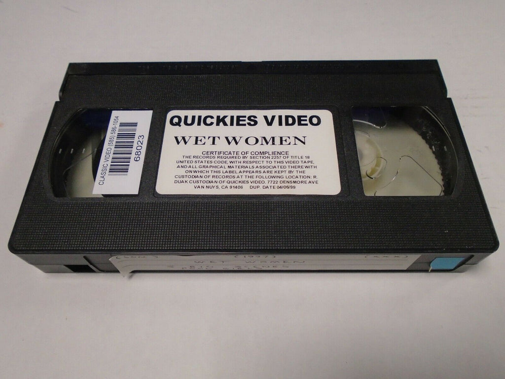 Wet Women 1997 60mins Pool Girls Adult VHS 022719AMP3