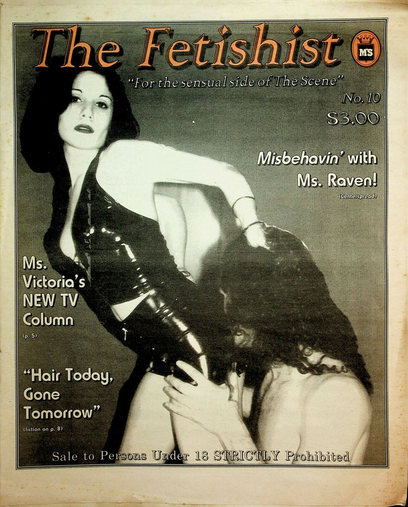 The Fetishist Newspaper Misbehavin' With Ms. Raven #10 1995 022120lm-ep2