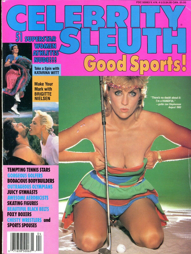 Celebrity Sleuth Good Sports! Jan Stephenson vol.4 #4 1991 050819lm-ep