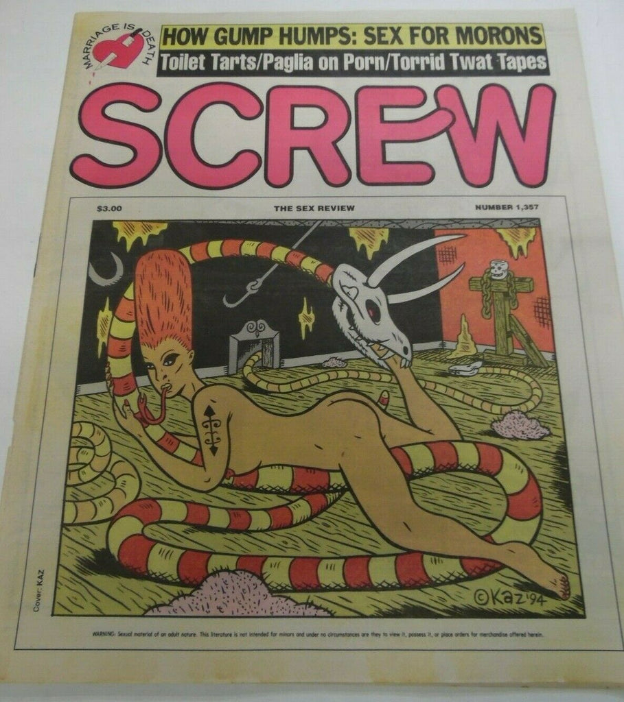 Screw Newspaper Sex For Morons #1357 March 6, 1995 120619lm-ep2