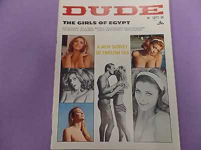 Dude Adult Magazine Woody Allen September 1965 041616lm-ep