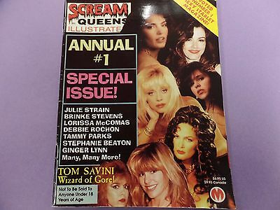 Scream Queens Illustrated Adult Magazine Julie Strain Annual #1 1998 041216lm-ep