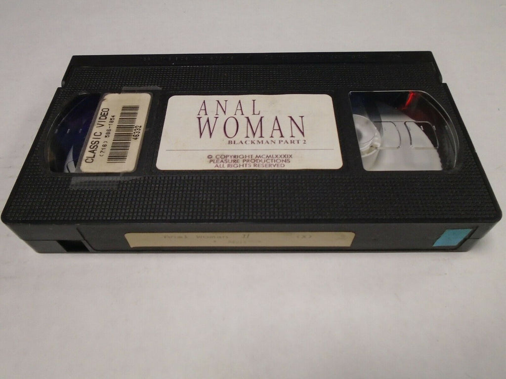Anal Woman Blackman Part 2 1989 Adult VHS 021519AMP