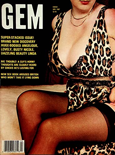Gem Men's Magazine Uschi Digard April 1987 081426AMP-