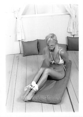 Adult Photo 1990s B&W 5x7 Bondage Beautiful Blonde Bound & Dominated 115yc