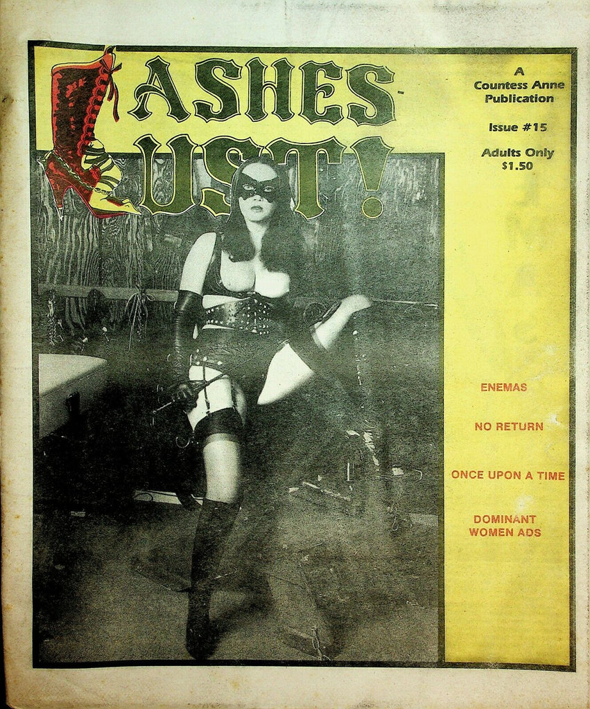 Lashes Lust! Fetish Newspaper No Return #15 1990's 022020lm-ep