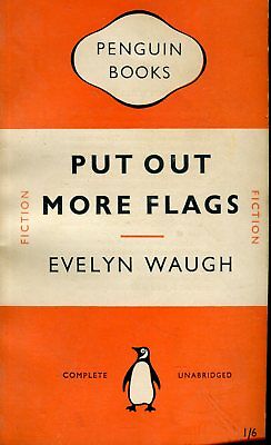 Put Out More Flags Novel by Evelyn Waugh 1951 Penguin Books 022718lm-ep2