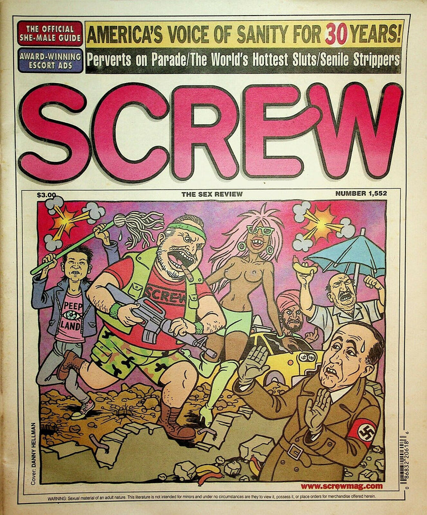 Screw Newspaper Perverts On Parade #1552 November 30, 1998 022820lm-ep