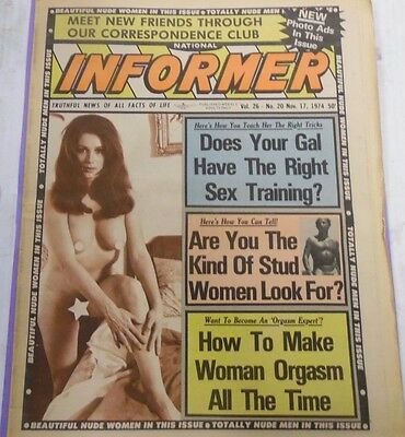 Informer Adult Newspaper Make Women Orgasm November 17, 1974 011213lm-epa