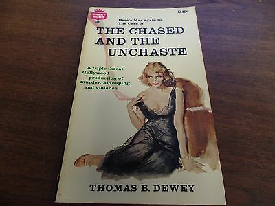 The Chased and the Unchaste Crest Book Thomas B Dewey Erotic Novel 121815amp