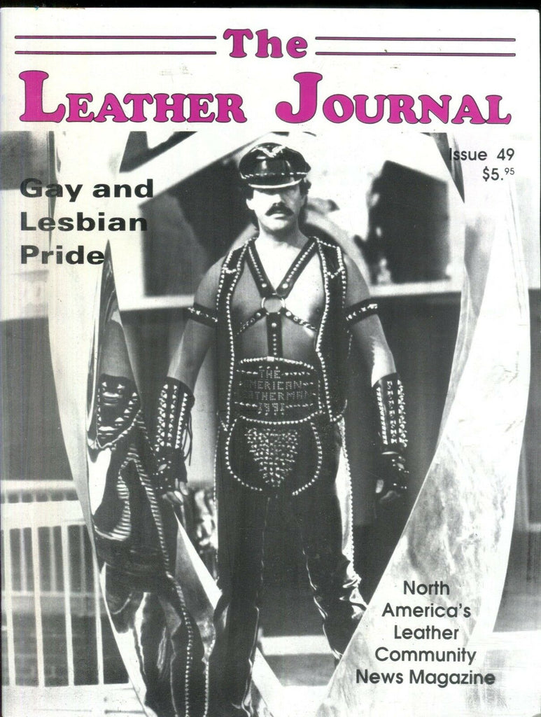 Unbranded Leather Journal Magazine Gay and Lesbian Pride #49 August 1993 112618lm-ep - New