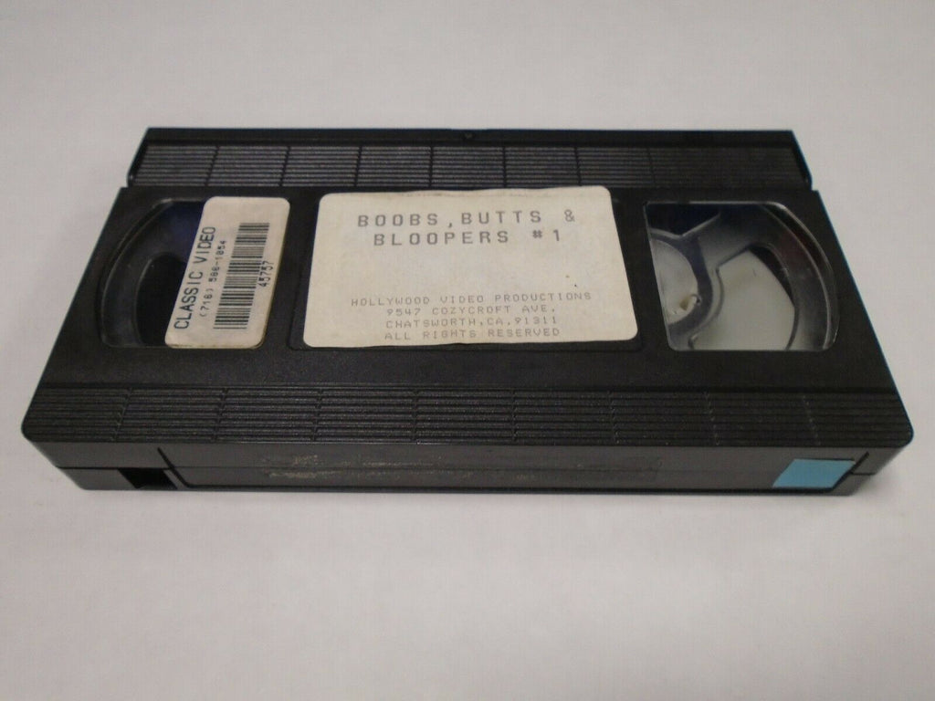 Boobs Butts & Bloopers #1 Hollywood Video Adult VHS 021319AMP