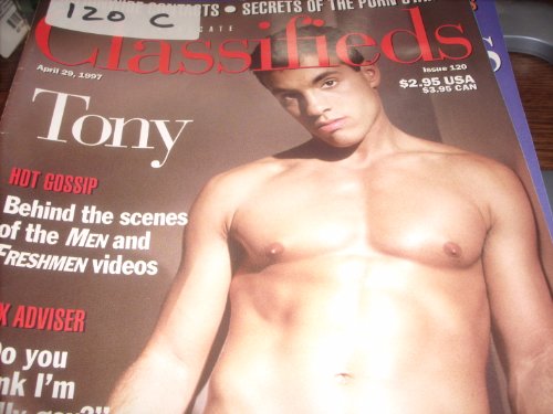 Advocate Classified Men's Gay Magazine April 29, 1997 Tony