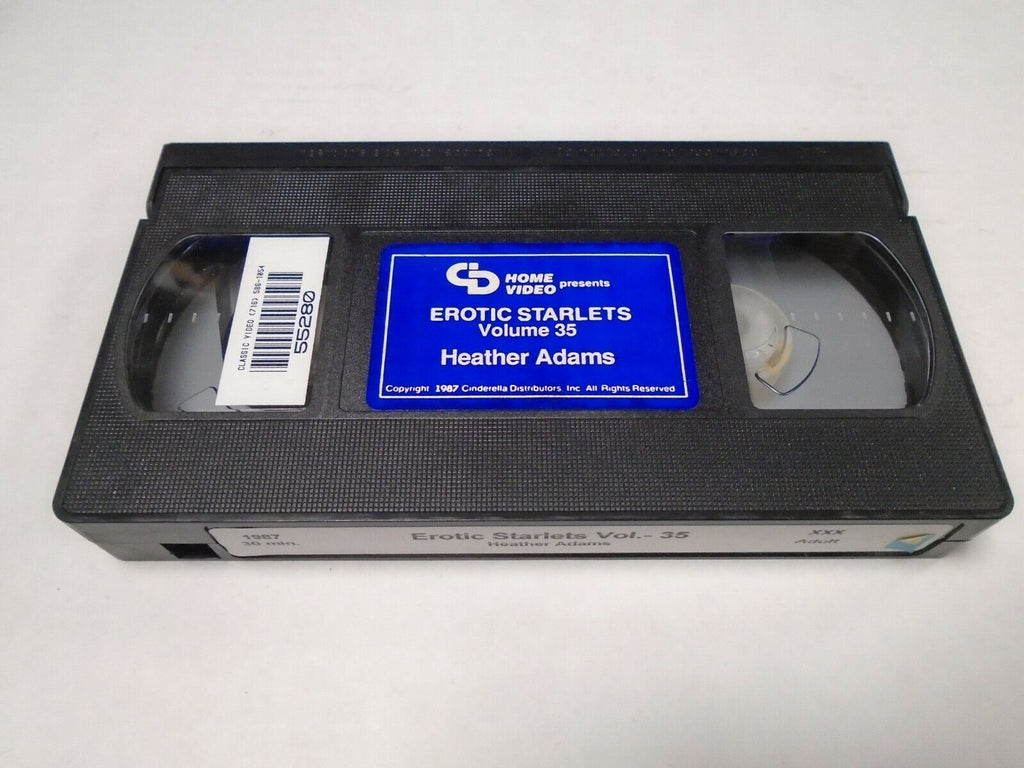 Erotic Starlets Vol 35 Heather Adams 1987 30mins Adult VHS 031119AMP2