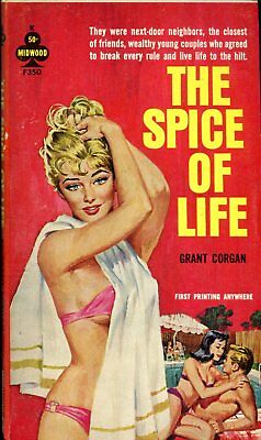 The Spice Of Life Novel by Grant Corgan 1964 Midwood 1st Print 121917lm-ep