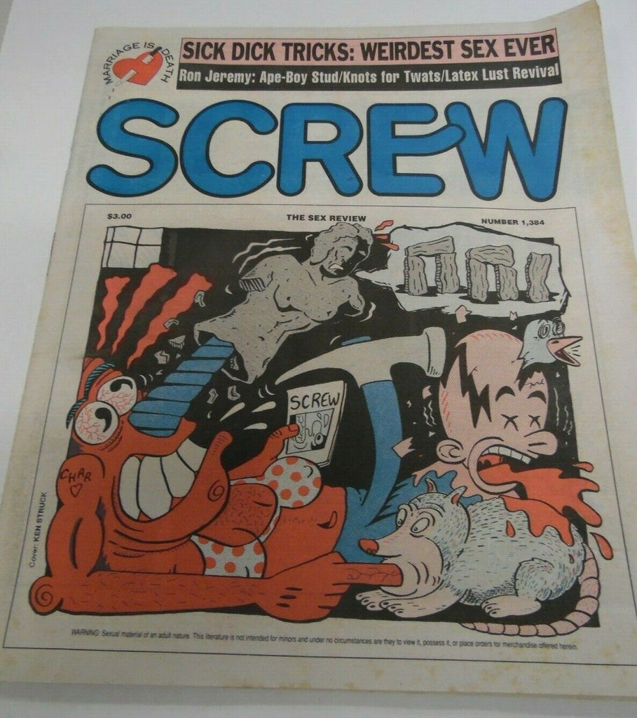 Screw Newspaper Ron Jeremy #1384 September 11, 1995 121719lm-ep2