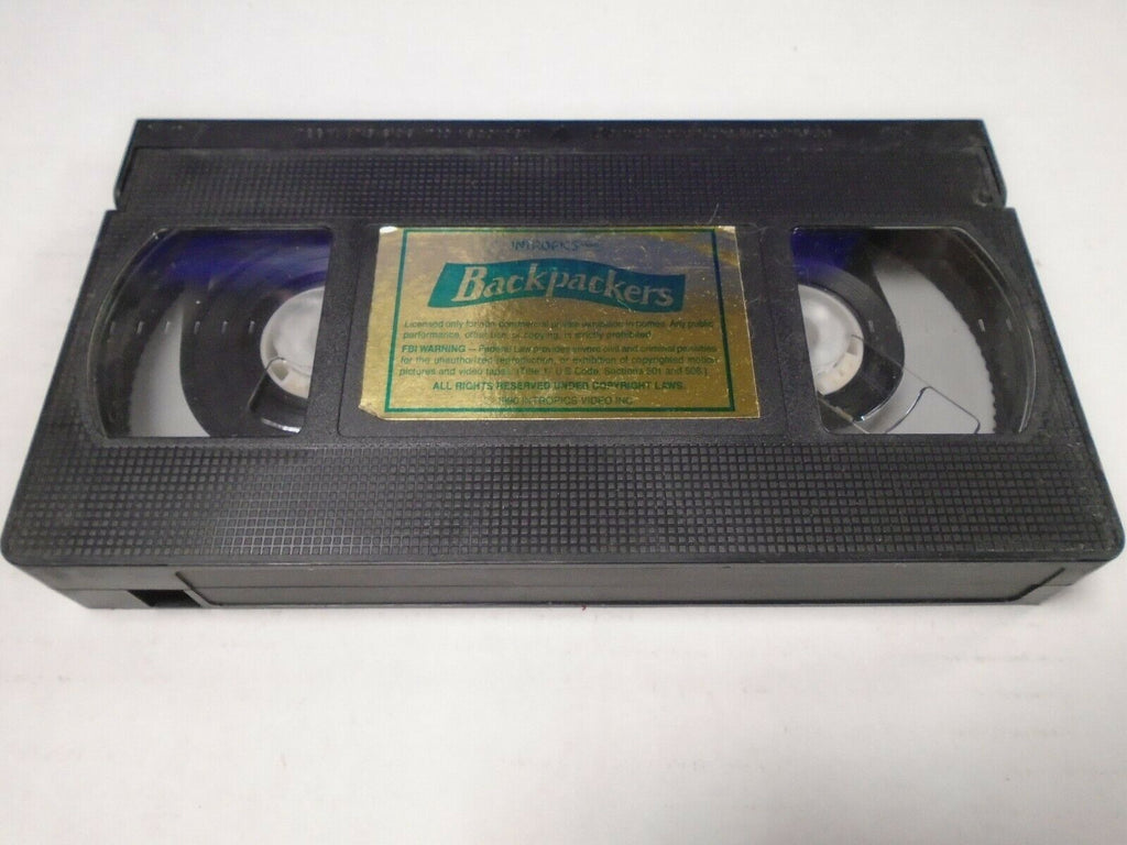 Backpackers Cal Jammer Tom Byron Don Fernando 1990 71mins Adult VHS 020719AMP2