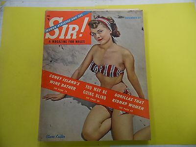 Sir! Busty Magazine Clare Kallio December 1950 0525416lm-ep