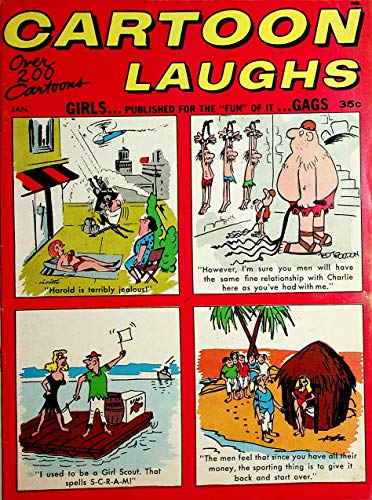 Cartoons & Laughs Adult Vintage Magazine Girls and Gags / June Palmer January 1967