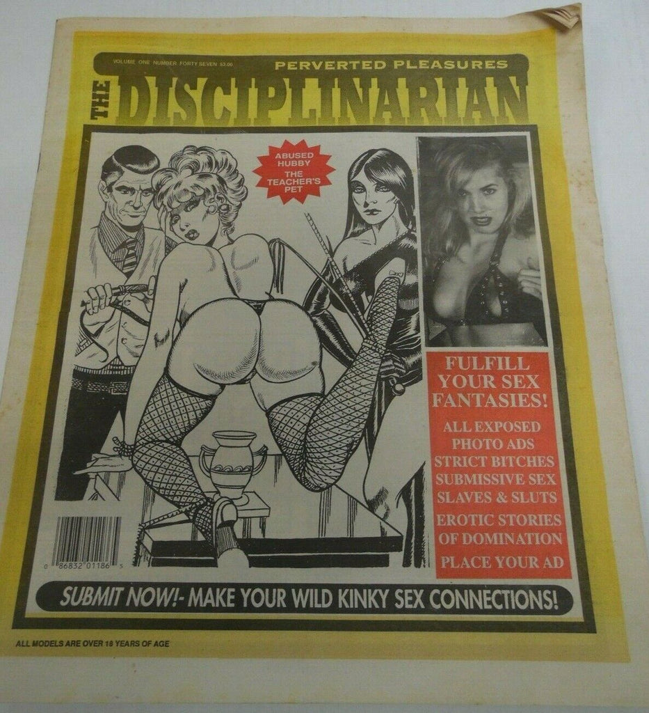 The Disciplinarian Fetish Newspaper Strict Bitches vol.1 #47 1990s 121419lm-ep