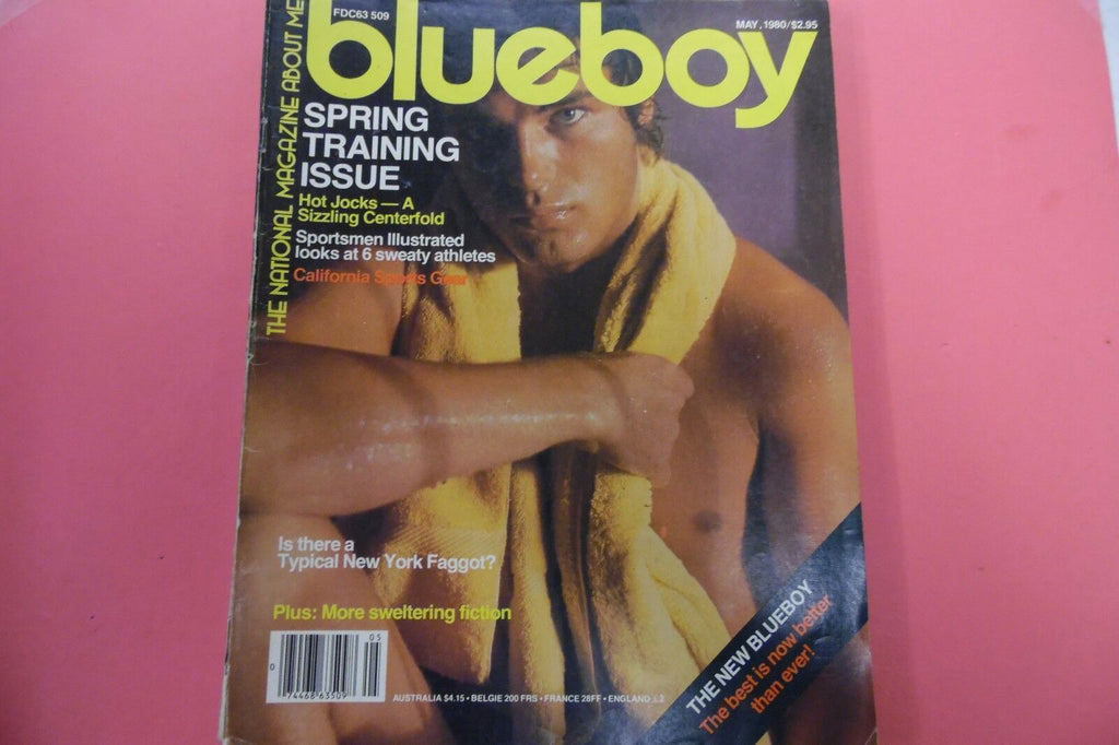Blueboy Gay Magazine Spring Training Issue May 1980 011717lm-ep