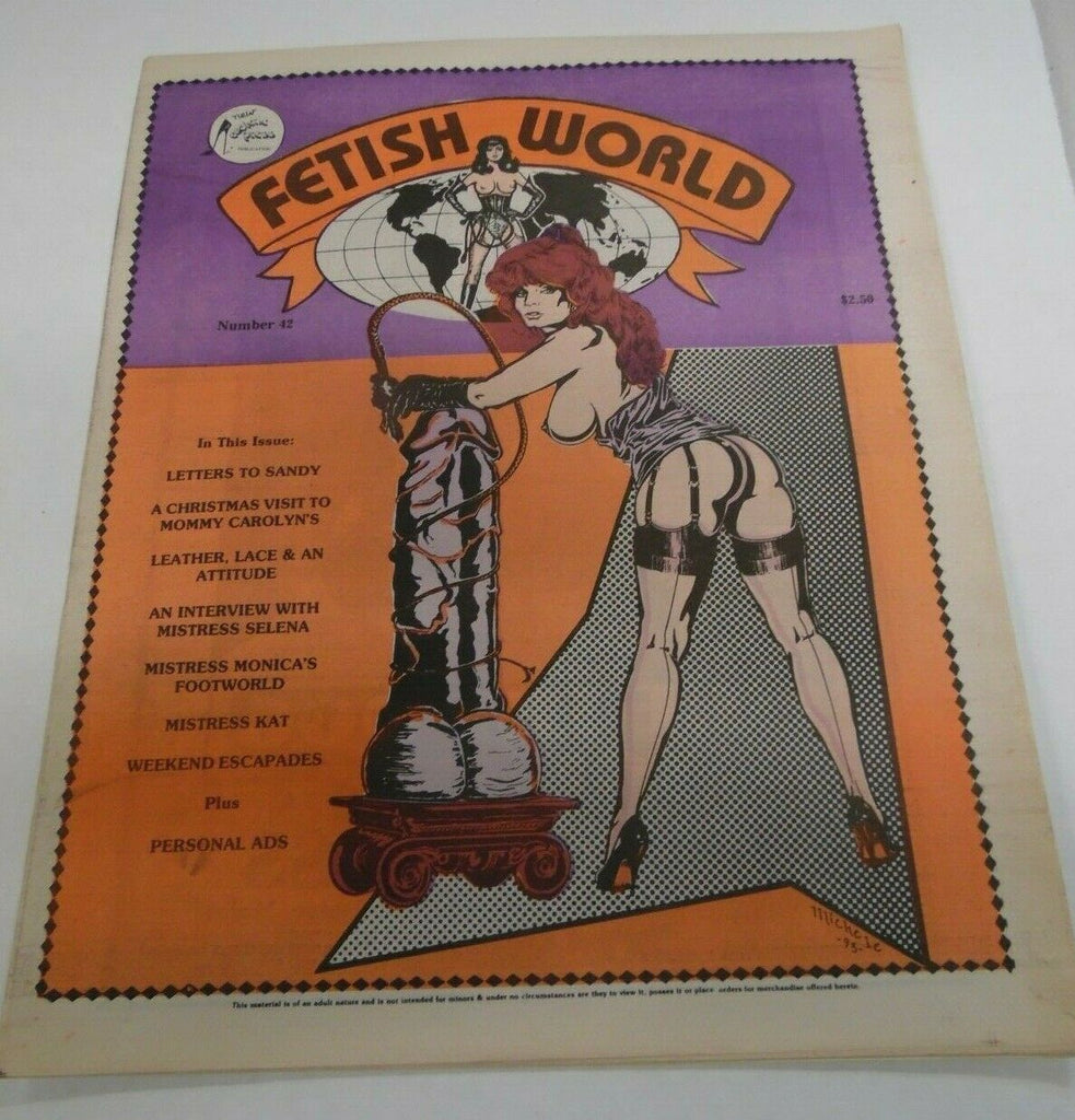 Fetish World Newspaper Mistress Selena #42 1993 121719lm-ep2
