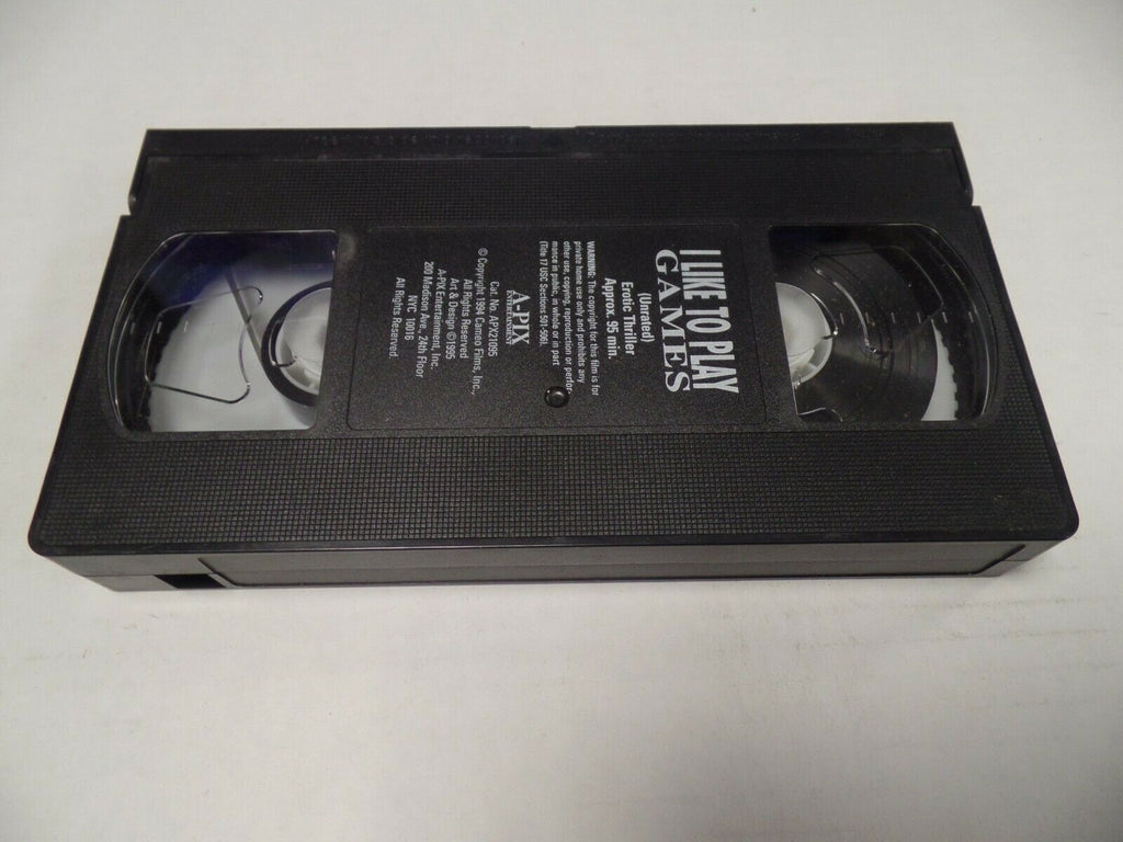 I Like to Play Games 1994 Adult VHS 051519AMP