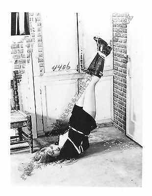 Vintage Adult B&W Photo 4x5 Bondage Beautiful Blonde Suspended by Feet 36MD