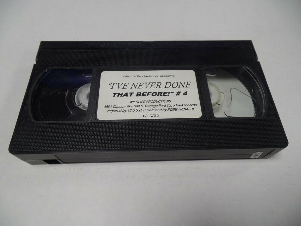 I've Never Done That Before #4 Wildlife Productions Adult VHS 052019AMP