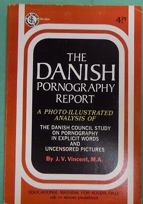 The Danish Pornography Report Book by J.V. Vincent 1971 050613lm-epa