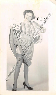 Adult Vintage B&W Photo 2.5x4 Sexy Pin Up Lesbians Undressing Strip Tease 123HR
