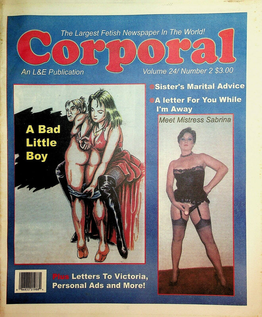 Corporal Fetish Newspaper Mistress Sabrina vol.24 #2 2000 021820lm-ep