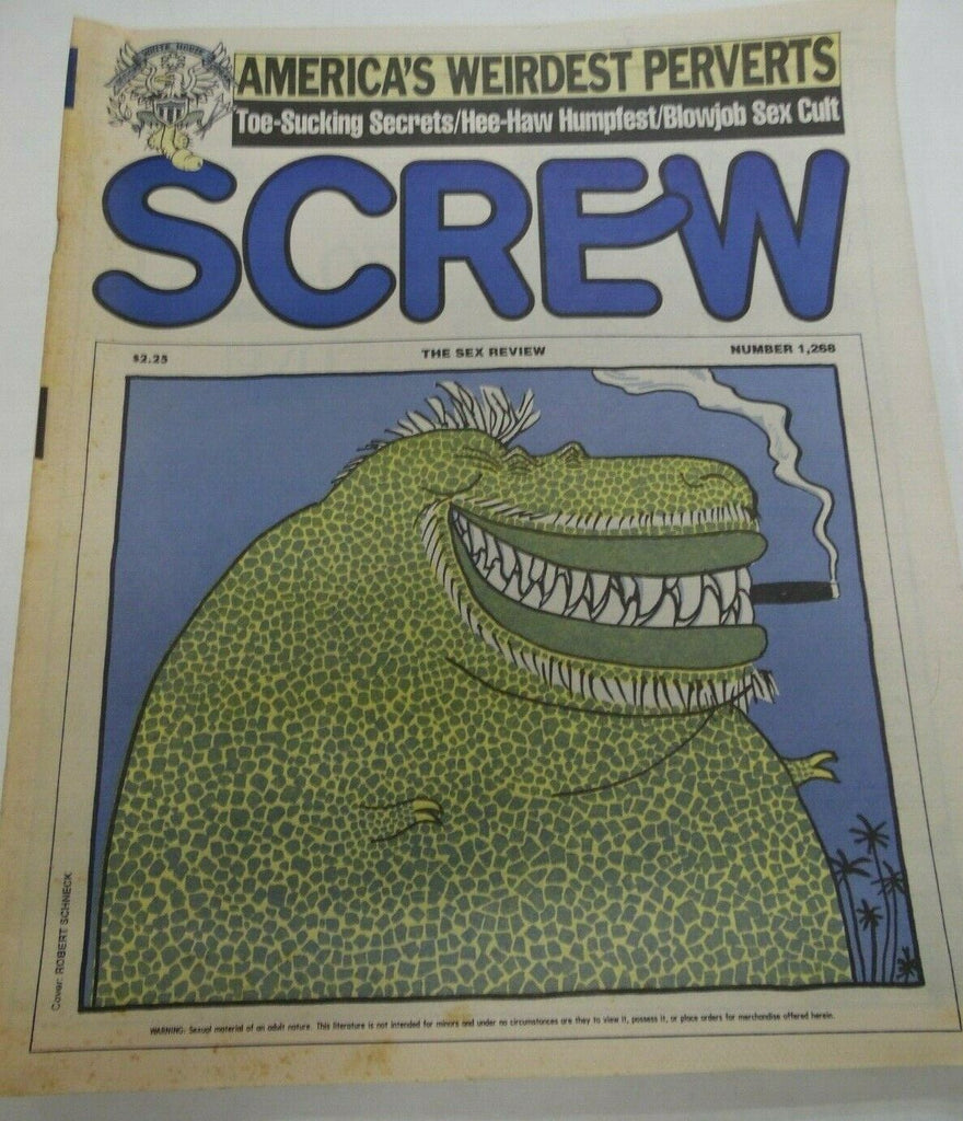 Screw Newspaper Toe-Sucking Secrets #1268 June 21, 1993 121219lm-ep