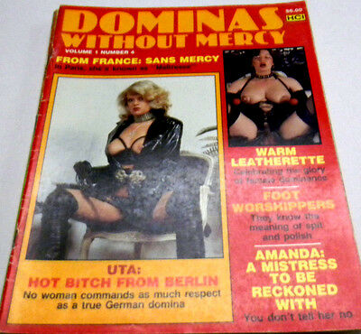 Dominas Without Mercy Adult Magazine"Warm Leatherette" Vol.1 1983 071513lm-ep