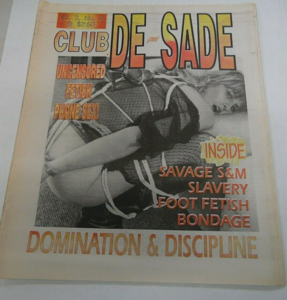 Club De-Sade Fetish Newspaper Domination & Discipline vol.3 #9 121719lm-ep