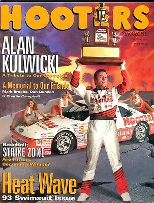 Hooters Magazine Alan Kulwicki Spring 1993 Swimsuit Issue 080418lm-ep