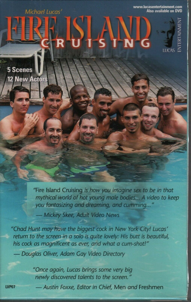 Fire Island Cruising Michael Lucas Chad Hunt Gay Male Adult VHS 080219AMP2