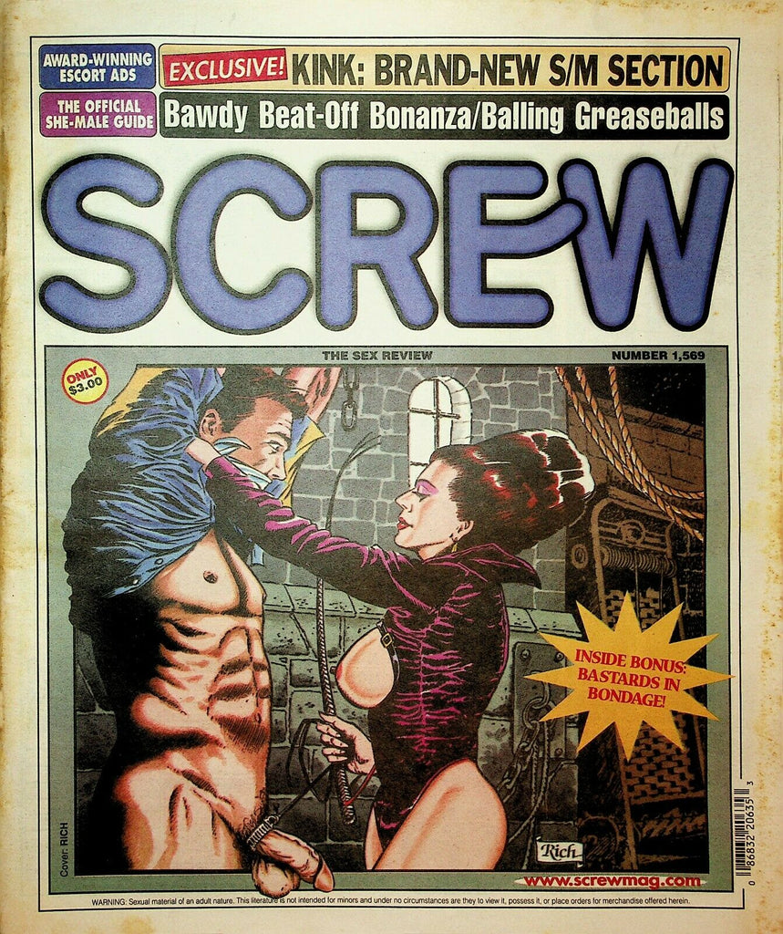 Screw Newspaper Bastards In Bondage #1569 March 29, 1999 022720lm-ep