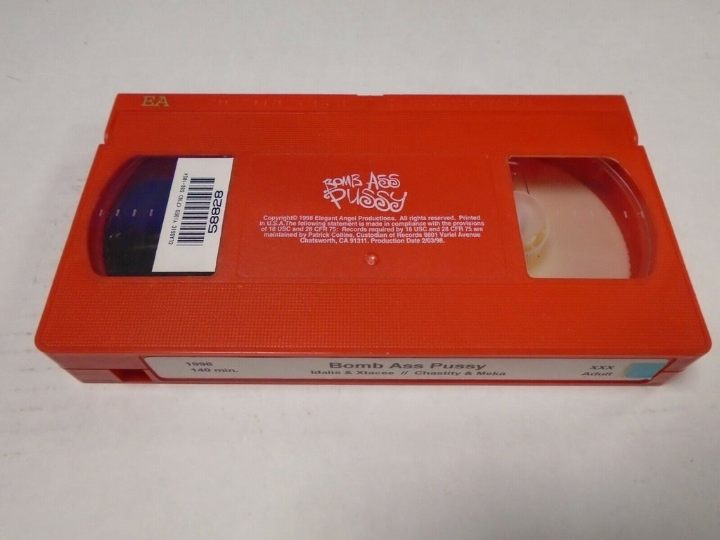 Bomb Ass Pussy Idalis Xtacee Chastity 1998 140mins Adult VHS 032219AMP2