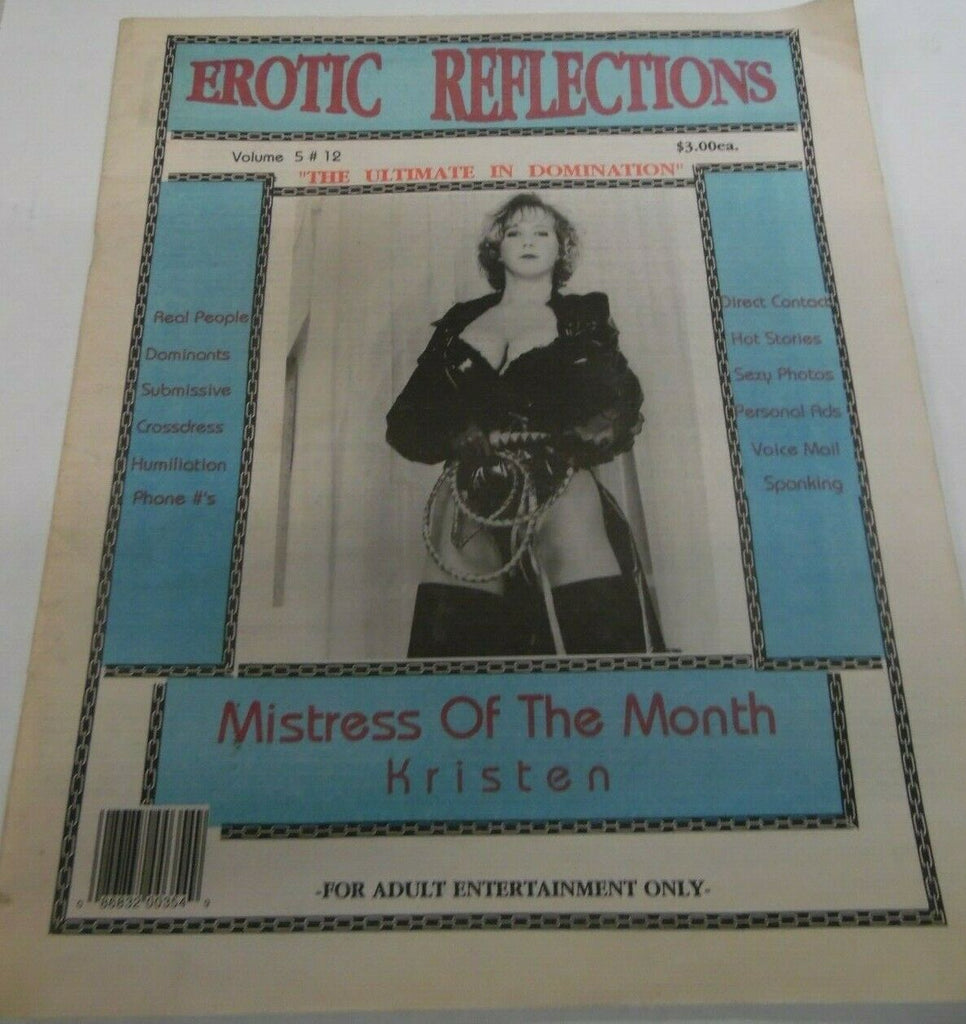 Erotic Reflections Fetish Newspaper Mistress Kristen vol.5 #12 1989 121719lm-ep2